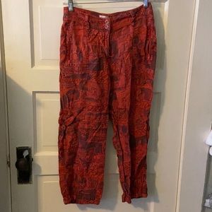 chicos linen capri like pants
